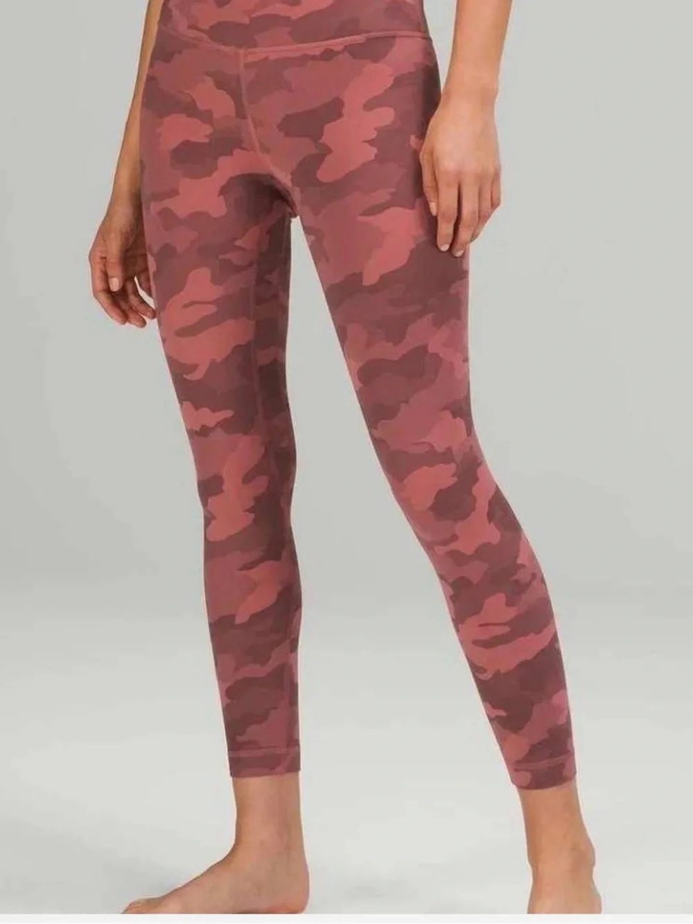 lululemon athletica Pink Camo Jeggings